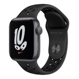 Apple Watch Nike Se gps 40mm Pulseira Esportiva Nike Cinza carvão preto