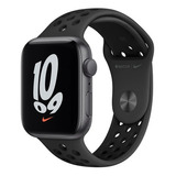 Apple Watch Nike Se gps 44mm Pulseira Esportiva Nike Cinza carvão preto