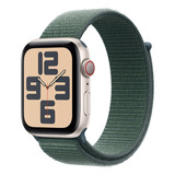 Apple Watch Se Gps Cellular Caixa Estelar De Alumínio 44 Mm Pulseira Loop Esportiva Verde lago Distribuidor Autorizado