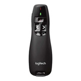 Apresentador Apontador Laser Logitech Sem Fio Usb Lcd R400
