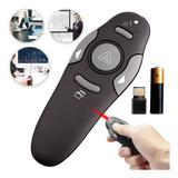 Apresentador Slide Apontador Laser Controle Sem Fio Plug Nfe