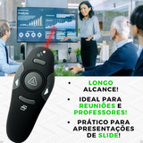 Apresentador Slides Laser Pointer Caneta Sem Fio Controle Passador Remoto Powerpoint Apontador Passar Potistore