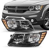 APSVE Farol Preto 2 Peças Para 2009 2010 2011 2012 2013 2014 2015 2016 2017 2018 2019 2020 Farol De Viagem Canto Estacionamento Luz De Seta De Sinal Transparente