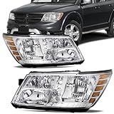 APSVE Para Dodge Journey 2009 2018 Faróis De Canto Âmbar Cromado Montagem Faróis Do Lado Do Motorista E Do Passageiro 2010 2011 2012 2013 2014 2015 2016 2017 2018 2019