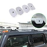 Apto Para Hummer H2 2003 2009 Racks De Teto De Liga De Alumínio Barras Cruzadas Tampa De Fechaduras Rack De Teto Barras Transversais Com Chave Fechaduras Tampa De Acabamento Do Painel