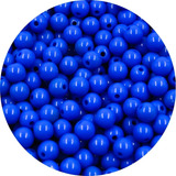 Apx 380 Pçs Miçanga Bola Leitosa 8mm 100g Pérola Artesanato