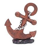AQUA KT Âncora De Naufrágio De Barco Afundado De Aquário Com Ruínas De Corda Decoração De Rocha De Aquário Antigo Para Esconder Peixes Aquários De água Doce Ou Marinhos