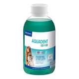 Aquadent Combate Mal Hálito Higiene Cachorro E Gato Virbac