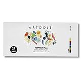 Aquarela Bisnaga Misci 6 Ml 12 Cores Artools- 610610- Multicor