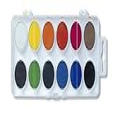 Aquarela Em Pastilha Com 12 Cores Ref-171510 Koh-I-Noor