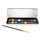 Aquarela Em Pastilha Sinoart 18 Cores Com Pincel