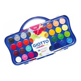 Aquarela Pastilha 30mm Giotto 36 Cores 2 Pinceis