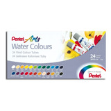 Aquarela Pentel Arts Water Colours Conjunto Com 24 Cores