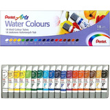 Aquarela Pentel Arts Water Colours Wfrs 18 18 Cores