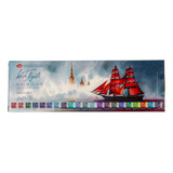 Aquarela White Nights Pastilha 21 Cores Granuladas