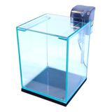 Aquário 10l Quili Classic Nano Com Tampa Filtro Externo