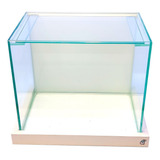 Aquário 24l Quili Slim Q 24 Com Tampa E Rodapé Branco