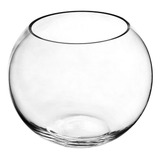 Aquário Vaso Redondo Vidro Decoração Terrário