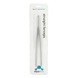 Aquavitro Pinça Curva Ponta Fina Inox 25cm Straight Forceps