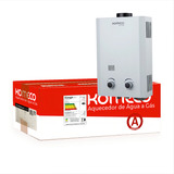 Aquecedor A Gás Glp Ou Gn Komeco Slim Ko 07m Bp Branco Pilha 110v 220v