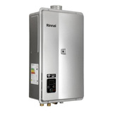 Aquecedor A Gás Glp Rinnai Reu e331 Feh Prateado 127 220v
