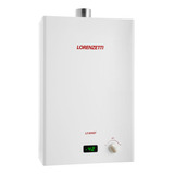 Aquecedor A Gás Lorenzetti 800 Ef 8 Litros Gn Cor Branco 110v 220v