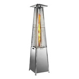 Aquecedor Ambiente Externo Quartzo A Gás Pirâmide Aço Inox