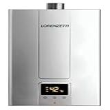 Aquecedor De Água A Gás LZ 2500DE I Inox GLP 25Lts Min Digital Lorenzetti