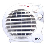 Aquecedor De Ambiente Elétrico Portátil Bak 220v 4 Níveis 2000w Cor Branco