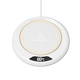 Aquecedor De Canecas Aquecedor De Café Para Mesa Com 3 Temperaturas 55 65 75 Desligamento Automático Com Temporizador De 4h Display LED Aquecedor De Xícaras Ampliado Cabe Na Maioria Das Caneca
