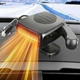 Aquecedor De Carro Aquecedor De 12 V Para Carro Descongelamento E Desembaçamento Rápido De 200 Watts Aquecedor Portátil De Carro Que Se Conecta Ao Acendedor De Cigarros Com Base Giratória De 360