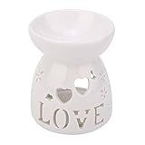 Aquecedor De Fragrância De Iluminação Lâmpada De Fragrância Noturna Essências De Cerâmica Forno De óleo Vela Incenso Aromaterapia Fogão Para Quarto Escritório Hotel AMOR 