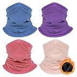 Aquecedor De Pescoço De Inverno Para Homens E Mulheres Pacote Com 4 Máscaras De Esqui Com Proteção Facial à Prova De Vento Cachecol Balaclava De Lã Para Esportes Ao Ar Livre Em Clima Frio
