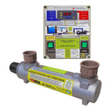 Aquecedor De Piscina 40 000 Lts Automático 220v 380 Em Inox