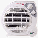 Aquecedor Elétrico De Ambiente Bak 1500w 110v Ou 220v