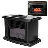 Aquecedor Elétrico De Lareira Aquecedor De Espaço De Aquecimento Rápido Fogão De Aquecimento Com Efeito De Chama Aquecedor De Mesa Para Quarto Interno De Escritório