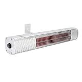 Aquecedor Elétrico Infravermelho Externo De Parede Para Pátio De 1500 W Aquecedor De Espaço à Prova D água Para Uso Externo Montado Na Parede Aquecedor Elétrico De Tomada UE De 220 V Para Pátios E