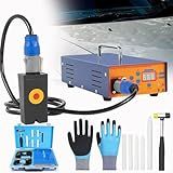 Aquecedor Indução Caixa Quente Ferramenta Reparo Amassados Sem Pintura De Carro Tela Digital Ferramenta De Reparo De Amassados Sem Pintura Com Luvas Maleta De Transporte