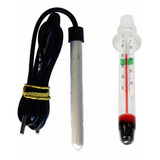 Aquecedor Para Peixe 10w Termômetro Aquário Pequeno 110v