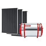 Aquecedor Solar 400 L Inox 304 Baixa Pressão Desnível 3 Coletores De 1 5m MX Komeco
