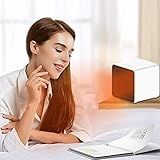 Aquecedor Transversal Casa Dormitório Pequeno Aquecedor 110 V 220 V 800 W Desliga Automático Quando Superaquecido Branco