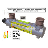 Aquecedor Trocador Piscina 40 000lts Turbohot Manual Bivolt