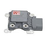 Aqxreight Regulador De Tensão- Suporte De Escova Do Regulador De Tensão Do Alternador- Liga De Alumínio F1PU 10346 CA- Substituição Para 3G