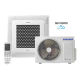 Ar condicionado Samsung Windfree Cassete 4 Vias Qf Cor Branco 220v Voltagem Da Unidade Externa 220v
