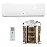 Ar Condicionado Split Inverter 9000 Btus Eos Smart Connect High Wall Quente E Frio Eas9000iqfe2 Eas9000iqfi2 220v
