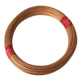 Arame De Cobre fio Nú Diâmetro 0 80mm 1kg 216metros 