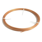 Arame De Cobre fio Nú Diâmetro 3 50mm 1kg 12metros 
