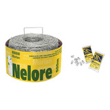 Arame Farpado 500m Nelore 100 Galvanizado Kit 2kg Grampo