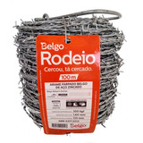 Arame Farpado Belgo Rodeio C 100 Metros