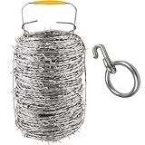 Arame Farpado De 100 Metros Com Esticador Em Argola